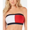 thumbnail image 1 of Tommy Hilfiger Womens Strapless Bandeau Swim Top Separates, 1 of 1