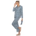 thumbnail image 3 of White Mark Pyjama Trois Pièces à Boutons pour Femme, 3 of 6