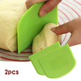 thumbnail image 2 of Gkeoshab Bakeware 2PC Plastic Cake Cream Spatula Dough Butter Batter Scraper Baking Tools Home & Garden, 2 of 8