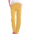 thumbnail image 1 of Timegard Cotton Linen Pants for Women Elastic Waisted Drawstring Straight Leg Lounge Pants with Pockets, 1 of 6