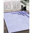 thumbnail image 3 of Ahgly Company Tapis d'Intérieur Lavable en Machine Carré Transitionnel Lavande Bleu, 8 Pieds Carré, 3 of 7
