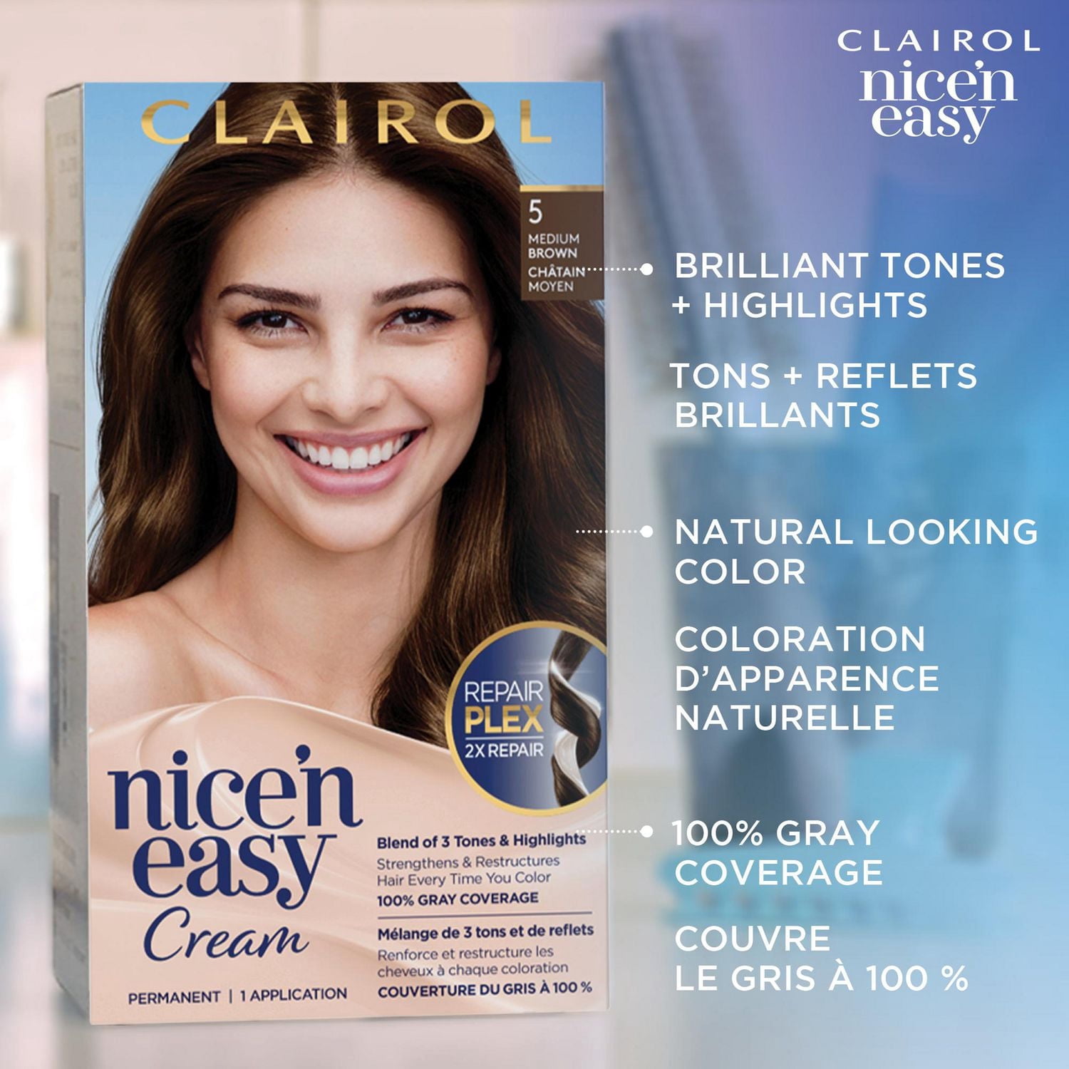 Clairol Nice'n Easy Permanent Hair Dye
