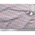 thumbnail image 2 of Soimoi Velvet Fabric Ogee Damask Printed Craft Fabric by the Yard 58 Inch Wide, 2 of 5