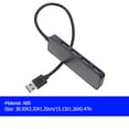 thumbnail image 4 of EeaseCA Portable USB Hub USB 3.0 4 Ports Docking Station Multifunction USB Data Hub, 4 of 8
