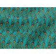 thumbnail image 4 of oneOone Viscose Jersey Fabric Leaves & Floral Block Print Sewing Fabric BTY 60 Inch Wide, 4 of 4