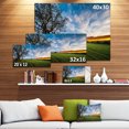 thumbnail image 3 of Green Pasrate under Blue Sky - Impression sur Toile Paysage Extra Grand, 3 of 4