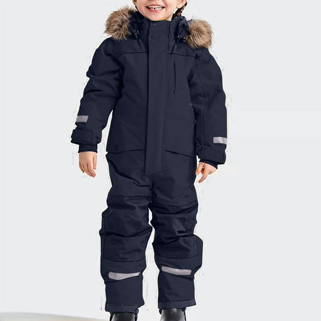 LSLJS Enfants Filles Garçons Combinaisons de Neige Colorées une-Pièce Combinaisons de Ski Vestes Combinaisons d'Hiver, Combinaisons de Neige pour Bébés Garçons