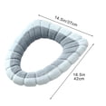 thumbnail image 3 of Winter Toilet Seat Cushion,Thickened Knitted Toilet Cover,Washable Toilet Seat Pad,Soft Toilet Seat Warmer,Elastic Toilet Seat Cover,Cold Weather Toilet Mat,Comfortable Toilet Accessory, 3 of 6