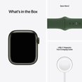 thumbnail image 5 of Apple Watch Series 7 GPS + Cellular Reconditionné, Boîtier en Aluminium Vert 41mm avec Bracelet Sport Trèfle - Régulier, 5 of 5