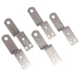 thumbnail image 4 of Picture Hanging Kit with Z Bar Clips for Home Silver Color 10pcs Includes 30pcs Screws, 4 of 9