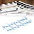 thumbnail image 4 of Binding Spines, Binding Coils 30 Holes Manual Bound Wear Resistant  For Student For Loose Leaf Light Blue, 4 of 8