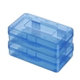 thumbnail image 1 of EGNMCR 2pc Plastic Pencil Box Large Capacity Pencil Boxes Clear Boxes With Snap-tight Lid Stackable Design And Stylish Office Supplies Storage Organizer Box Pencil Boxes, 1 of 3