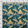 thumbnail image 2 of oneOone Viscose Jersey Fabric Rectangle & Triangle Geometric Printed Fabric 1 Yard 60 Inch Wide, 2 of 5