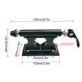thumbnail image 2 of Graflsoa Quick-Release Bike Fork Mount for Car Rack - Aluminum Alloy & Stainless Steel, Black/Blue, 160x40x64mm, 2 of 6