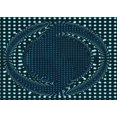 thumbnail image 1 of Ahgly Company Machine Washable Indoor Rectangle Transitional Dark Cyan Green Area Rugs, 2' x 3', 1 of 7