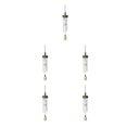 thumbnail image 3 of mmirethe Multiple Styles And Colors Wind Chimes For Wide Application Unique Style Wind Chime Pendant green锛坮oundwood锛?5Set, 3 of 6