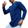 thumbnail image 1 of T-Shirt Décontracté pour Homme à Col Rond, Imprimé, à Manches Longues, 1 of 8