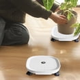 thumbnail image 3 of Rbaofujie Universal Wheel Round Plastic Base Mobile Flowerpot Tray Thickened Resin Universal Wheel with Brake Strap Water Box Drawer Tray with Wheel Flower Support, 3 of 5