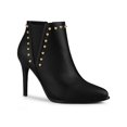 thumbnail image 1 of Unique Bargains Women's Pointed Toe Zipper Stiletto High Heel Ankle Boots, 1 of 7