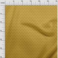 thumbnail image 3 of oneOone Cotton Poplin Yellow Fabric Chevron Sewing Craft Projects Fabric Prints By Yard 56 Inch Wide, 3 of 4
