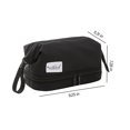thumbnail image 3 of Boovnll Translucent Cosmetic Bag, Cosmetic Bag Set Frosted Translucent With Zipper Handle Portable Travel Bag, Hangable And Handy Cosmetic Bag, 3 of 9