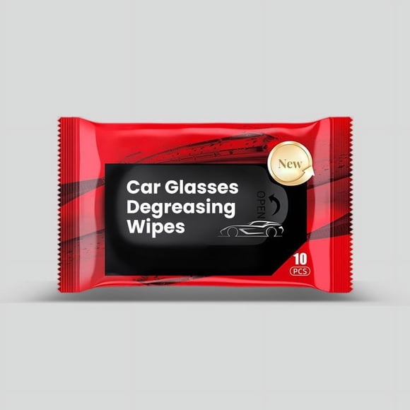 Qocolhg Car Glass Wipes, Auto Glass Cleaner for Film and Grime, 30 Count