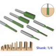 thumbnail image 4 of 1-7 Pcs Fraise-Bordure Droite à Double Flûte pour Bois, 4 of 5