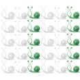 thumbnail image 4 of Miangastore Self-Adhesive Clips Wall Fixing Supporting White 30Pcs 1.4x1.4in, 4 of 8