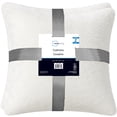 thumbnail image 4 of Mainstays Decorative Cushion, Solid Faux Fur, 20x20 in, White 2-Pack, 4 of 5