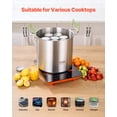 thumbnail image 3 of VEVOR Canning Pot with Rack and Glass Lid 21 QT Stainless Steel Waterbath Canner, 3 of 9