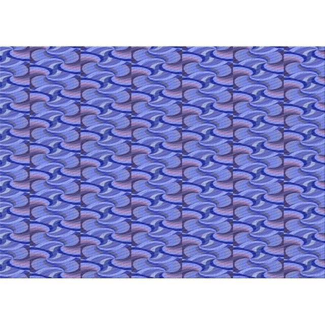 Ahgly Company Tapis d'Intérieur Lavables en Machine, Rectangle de Transition Bleu Ciel, 8' x 12''