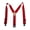 Red, variant on Perry Products SN200 Men's Clip-On 2-in Suspenders - Red, Tall