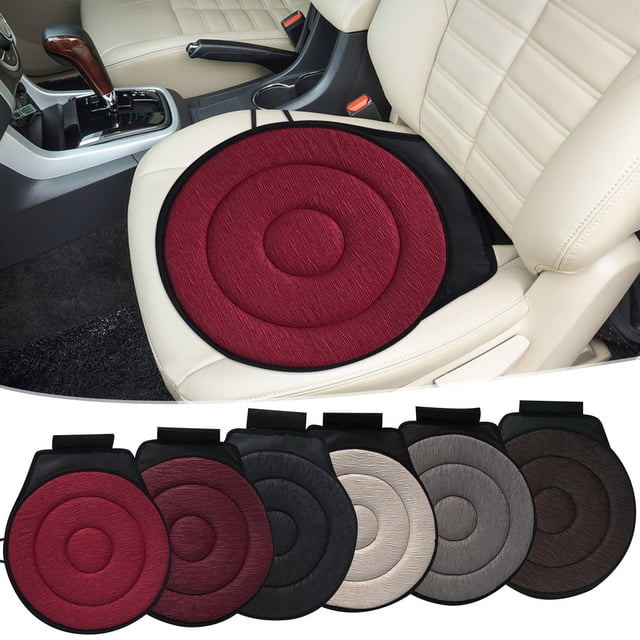 Sentmoon Car Seat Cushion Seat Cushions for Office Chairs 360 Rotating Car Seat Cushion Seasons Car Multi Functional Mobile Seat Cushion 4-Season Car Cushion