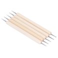 thumbnail image 4 of Sculpting Stylus, Tracing Stylus Stainless Steel Double Head Wooden Handle  For Painting For Art Projects, 4 of 8