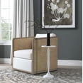 thumbnail image 2 of Butler Specialty Company Landon Outdoor Round Metal Pedestal Side Table - Ivory, 2 of 5