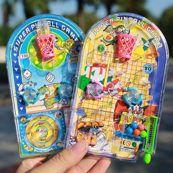 Jeu de Flipper Lubelski Classique Jouet Interactif Portable Motif Mignon Jeu de Société Machine de Flipper pour Fête