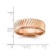 thumbnail image 3 of Bague en Acier Inoxydable Plaqué Rose pour Hommes (8mm), 3 of 5