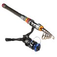 thumbnail image 1 of Portable Lure Rod Set Spinning Reel Fishing Rod Combos Full Kit Telescopic Fishing Rod Pole with Reel Line Lures Hooks Fishing Gear Accessories Organizer, 1 of 7