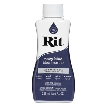 RIT All Purpose Liquid Dye, marine bleu, 236 mL (8 oz)