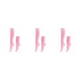 thumbnail image 1 of Youkk 2pcs Polyester Made Slouch Socks Breathable And Sweat-absorbing Elasticity Breathable Fabric Comfortable To Wear Light Pink 3Set, 1 of 6