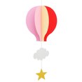 thumbnail image 1 of pitrice Hot air balloon paper string flower flag+55cm 21 inch, 1 of 9