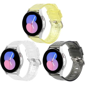 KOMI Vivoactive 4 Smart Watch Bands Compatible with Garmin Forerunner 265/255/Vivoactive 4/Venu 2 Smartwatch Breathable Lightweight Shiny 22mm Quick Release TPU Watch Strap 3 Pack