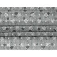 thumbnail image 4 of oneOone Velvet Gray Fabric Floral & Texture Sewing Material Print Fabric By The Yard 58 Inch Wide, 4 of 5