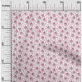 thumbnail image 2 of oneOone Velvet Pink Fabric Floral Sewing Craft Projects Fabric Prints By Yard 58 Inch Wide, 2 of 4