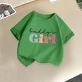 thumbnail image 2 of Économies d'Été! SROBPTY Garçons Filles T-Shirts à Manches Courtes Hauts, Été Garçons et T-Shirt à Col Rond à Manches Courtes pour Enfants Moyens et Grands Robe d'Été Décontractée à Demi-Manches Vert, 2 Ans, 2 of 3