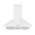 thumbnail image 2 of Ancona 24 in. Convertible Wall Pyramid Range Hood in White, 2 of 6