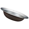 thumbnail image 2 of Salad Plate Shallow Salad Plate Stainless Steel Plate Kitchen Serving Plate Food Mixing Basin, 2 of 9