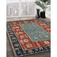 thumbnail image 2 of Ahgly Company Indoor Rectangle Abstract Red Brown Animal Area Rugs, 2' x 5', 2 of 6