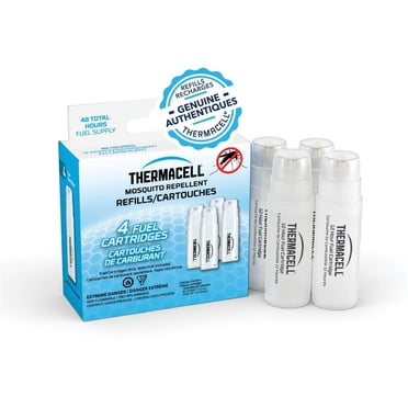 Recharge de combustible butane pour répulsif à moustiques Thermacell Fuel‑ZoneGuard – paquet de 48 heures