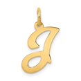 thumbnail image 1 of Diamond2Deal 14K Pendentif Initiale en Or Jaune Lettre J pour Femmes, 1 of 6